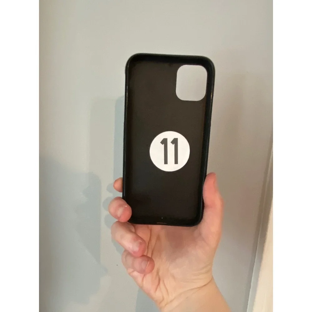 Phone Case Unisex iPhone 11 Black Retro Halloween Spooky Disco Ball Pumpkin